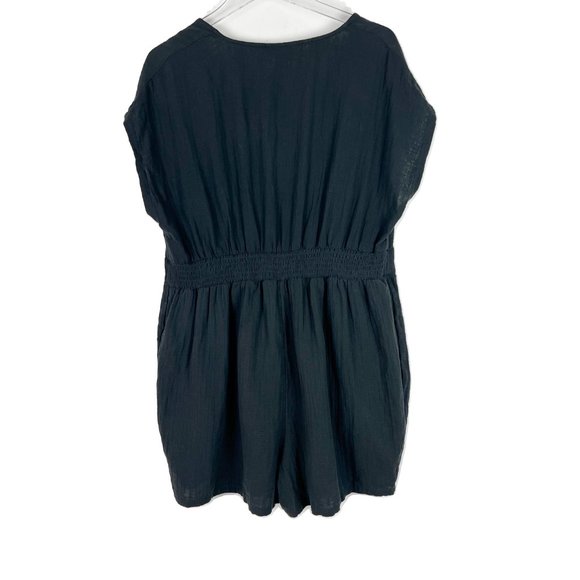 Universal Thread Navy Button-Front Romper - Picture 9 of 12